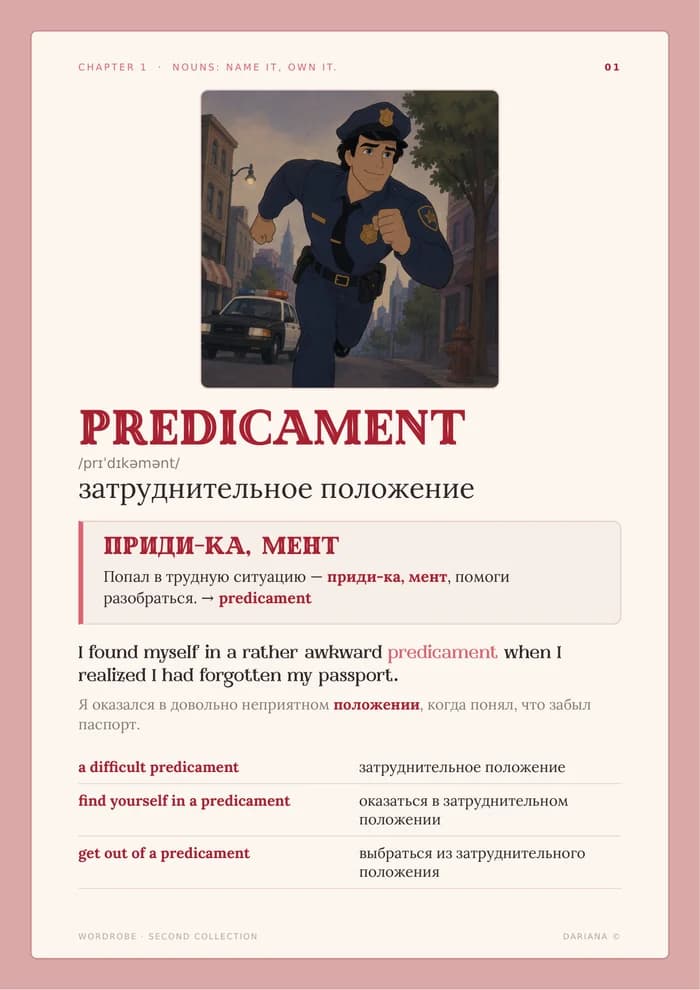Разворот Second Collection: predicament